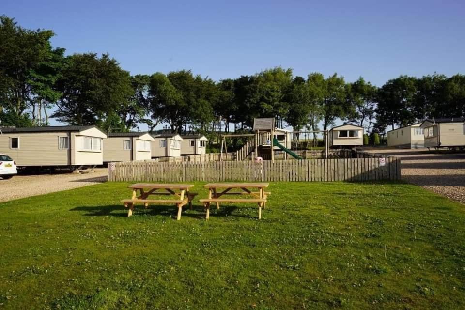 Wrights Retreat 4 Lunan View St Cyrus Caravan Park Saint Cyrus Bagian luar foto